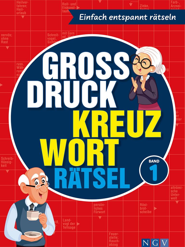 Großdruck Kreuzworträtsel Band 1 -  Rätselbuch für Senioren Image du produit 