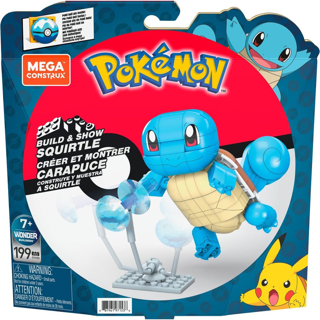 MEGA Pokémon Schiggy-Bauset, Bausatz, 7 Jahr(e), Produktbild 