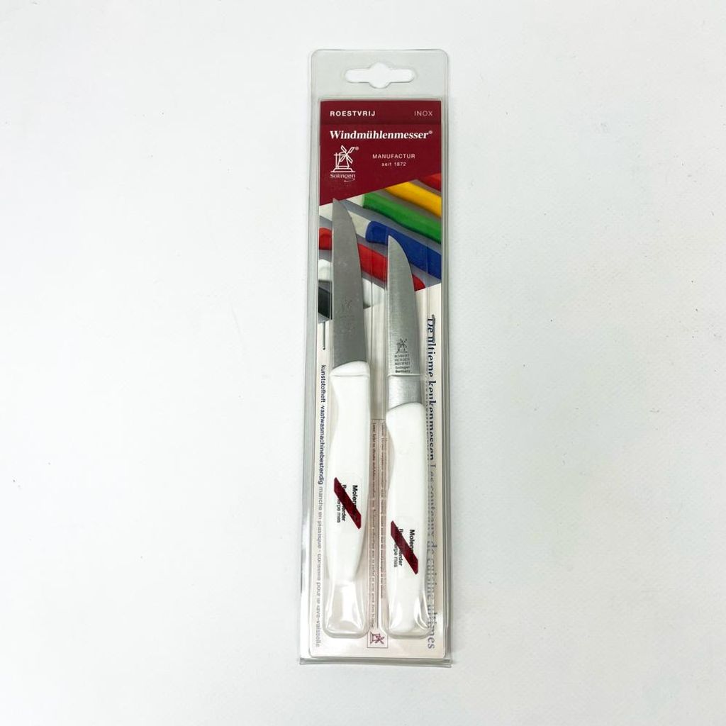Windmuehlenmesser Schälmesser-Set 2-teilig, 8,5 cm, Weiß, Produktbild 
