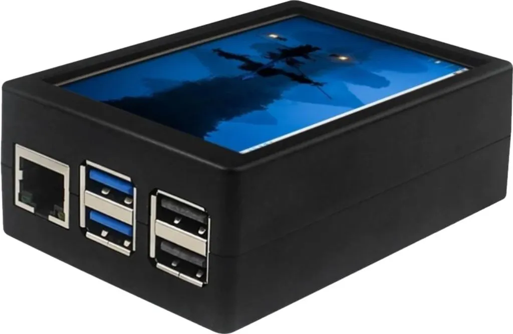 Custodia KUBII Raspberry Pi 5 con Touchscreen ABS e Ventola | Shop Online - 1