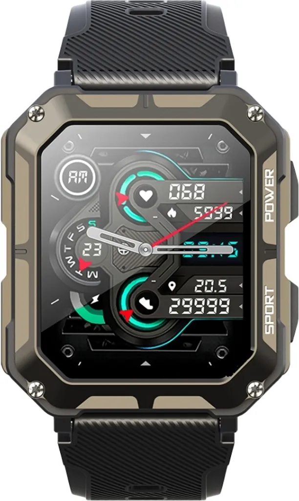 Rubicon RNCF27 NERO Smartwatch: Monitoraggio SpO2 e 100+ Sport - 2