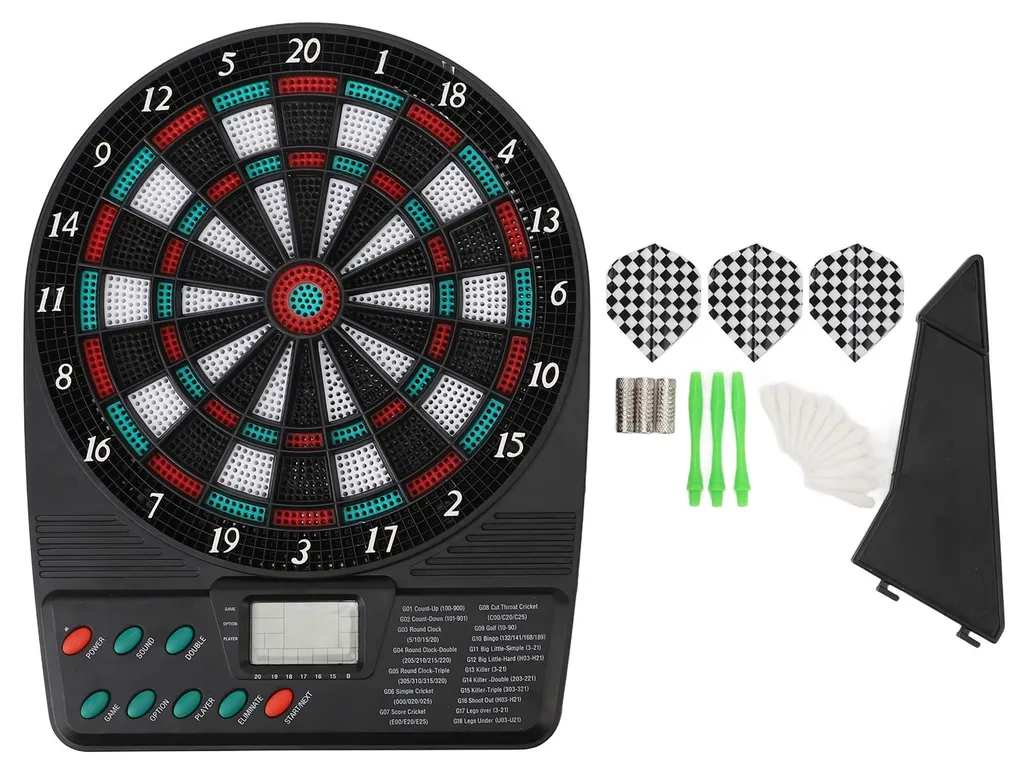Jeu de fléchettes pointe souple sécurisé avec 18 modes de jeux fun