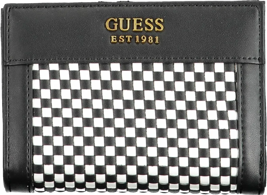 Grand Portefeuille Femme Noir GUESS JEANS SF14429 en Fibres Résistantes