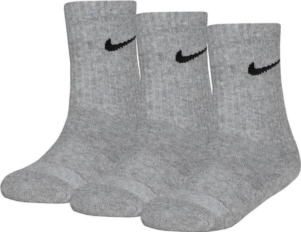 Nike Kids Performance Basic Crew-socken 3 Paare Grau EU 16-18 1/2 Grau EU 16-18 1/2