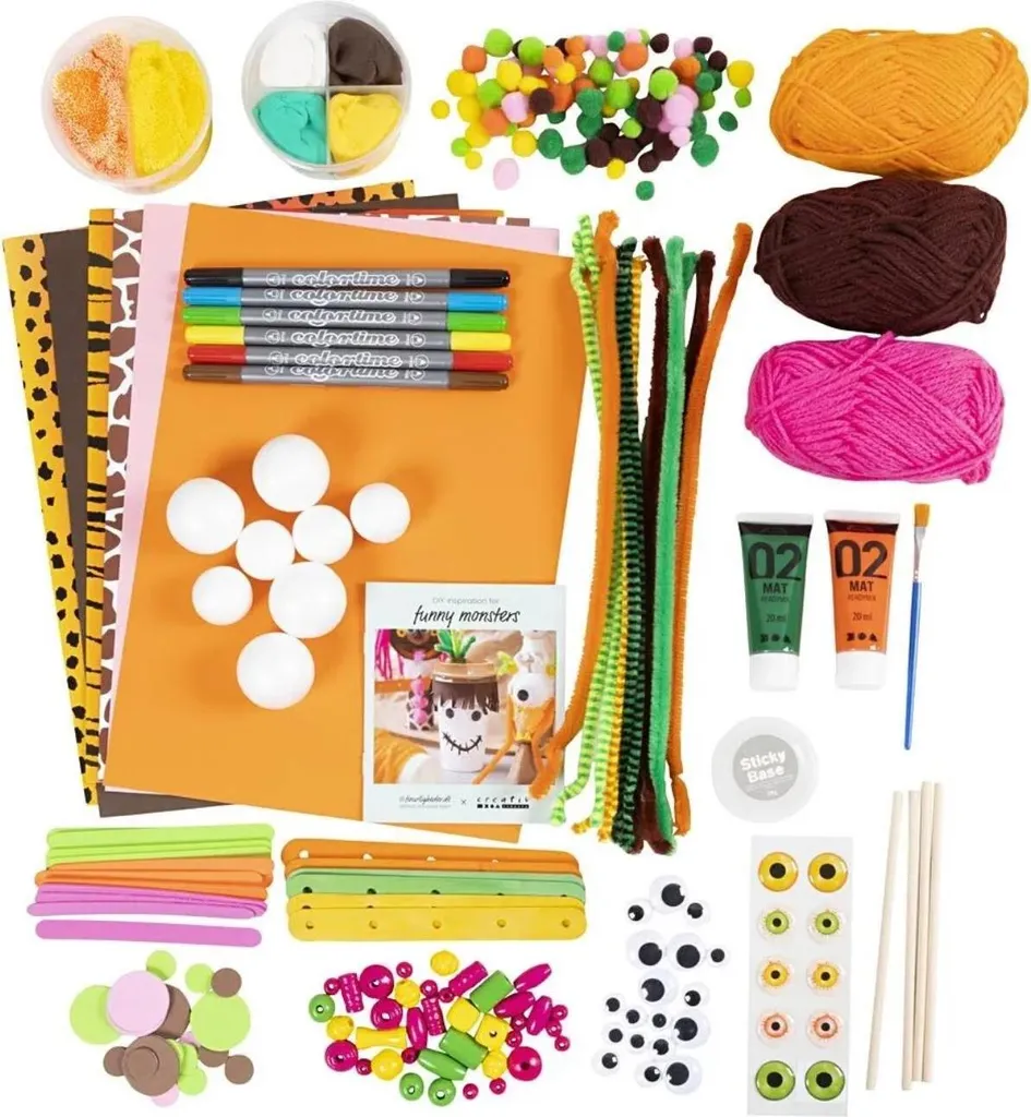 Kit anti-ennui enfant 3 ans - Création monstres recyclés facile et fun