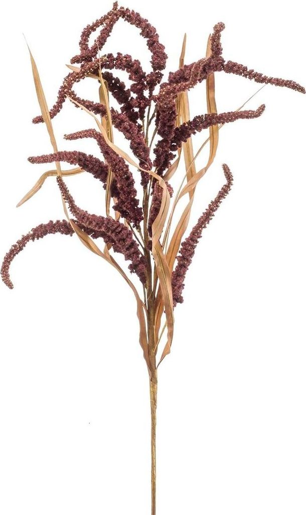 artplants.de Kunstzweig Amaranth Veridian, Burgunderrot, 105cm - Kunstblumen Zweig