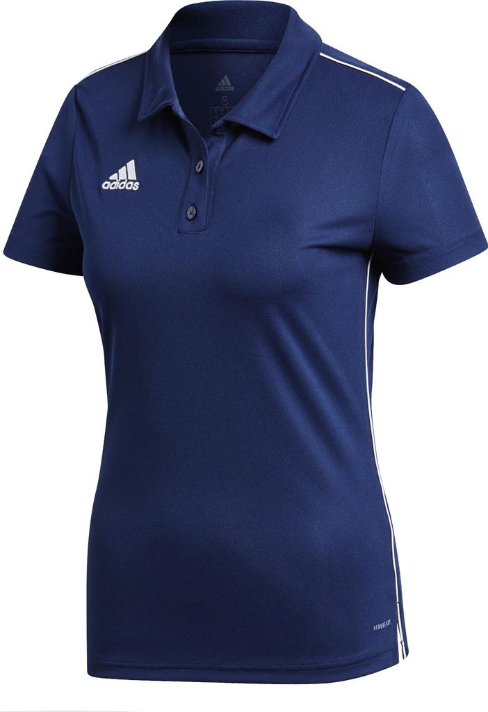 Koszulka Polo damska adidas Core 18 CV3678 Xs (158cm)