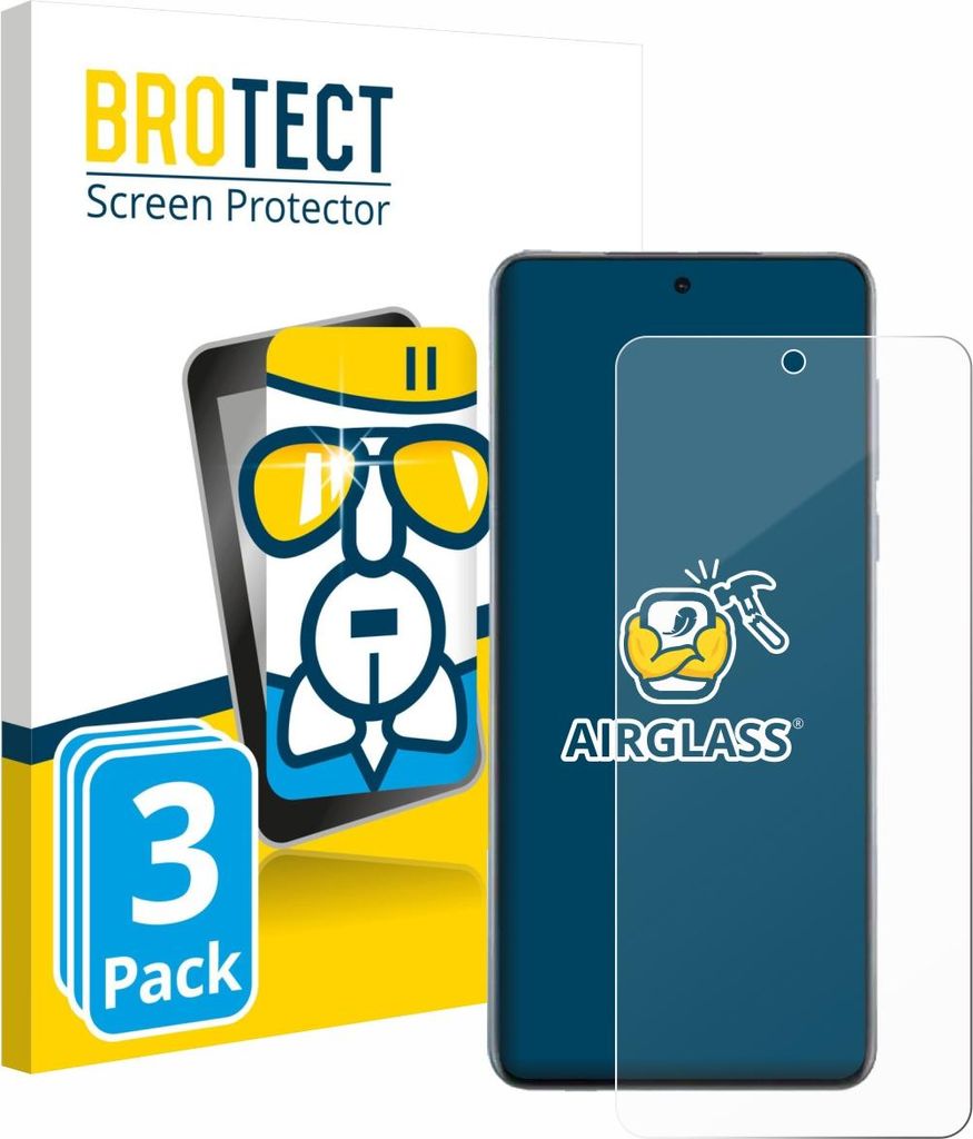3x BROTECT Schutzglas für Oppo Find X8s+ Schutzfolie Panzer Folie Glas Display Schutz klar