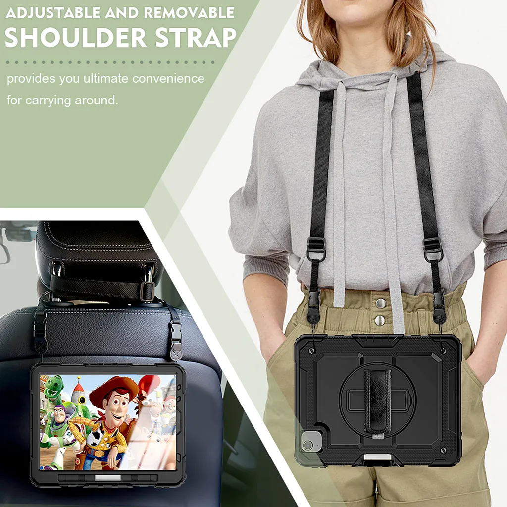 Coque de Protection iPad Pro 11 2020 Robuste avec Support et Dragonne - 5