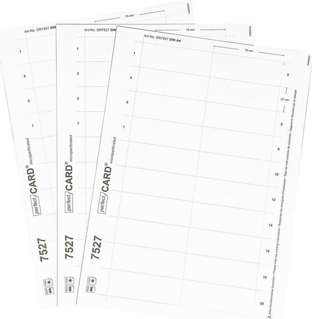 Druckbögen mit passenden Einlegern für EICHNER Namenschilder mit Metallic Oberfläche, Größe: 75 x 27 mm, Verpackungseinheit: 1 P/10