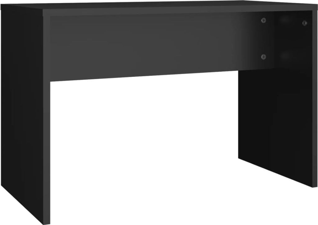 SYFAX Schminkhocker Schwarz 70x35x45 cm Holzwerkstoff