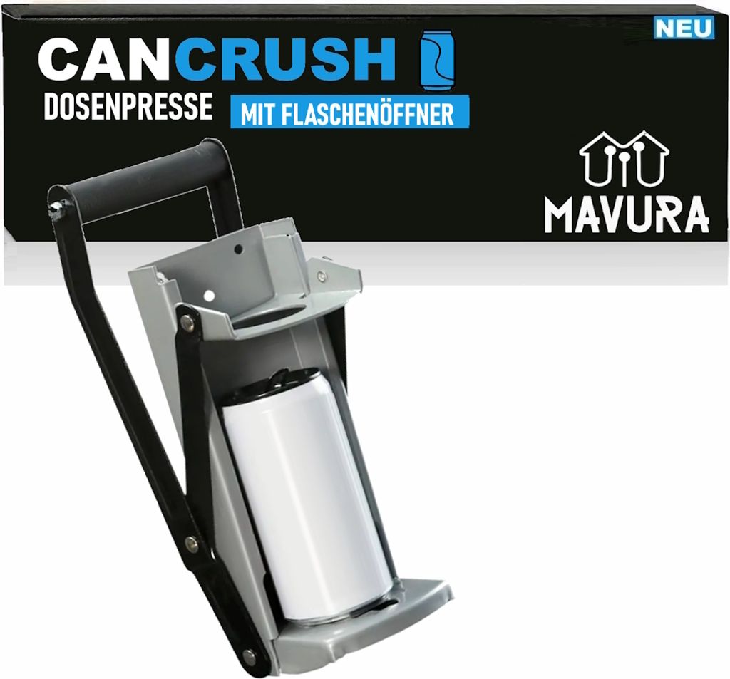 CANCRUSH Zgniatarka do puszek z otwieraczem do dużych Zdjęcie produktu 