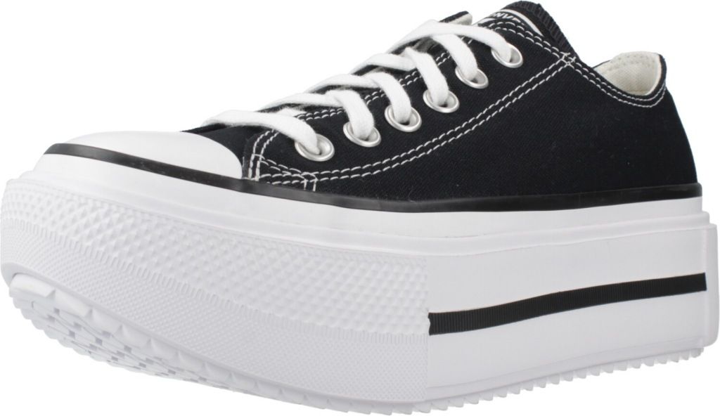 Converse All Star Lift Double Stack A15490C in Schwarz Weiß – 6.5 UK - 39.5 EU - 6.5M/8.5F US / Black White