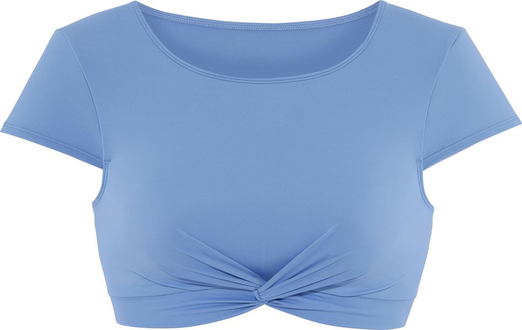 LASCANA ACTIVE Crop-Bikini-Top hellblau Größe 36 Cup A/B