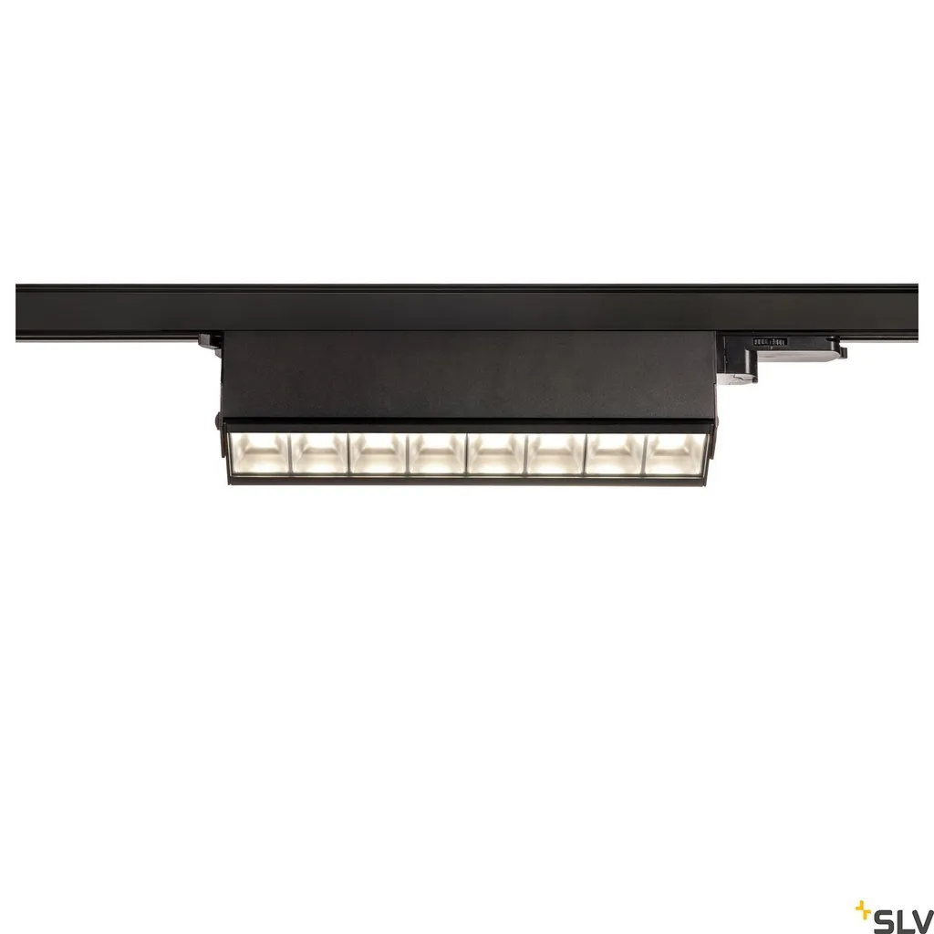 Projecteur LED pour Rail Triphasé Noir 4000K SIGHT MOVE Spot Plafonnier