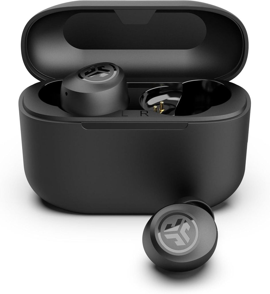 JLab Go Air Pop+ In-Ear Kopfhörer kabellos Bluetooth 5.3, True Wireless Earbuds mit Mikrofon, USB-C Ladecase, 35+ Std, Dual Connect, EQ3 Sound