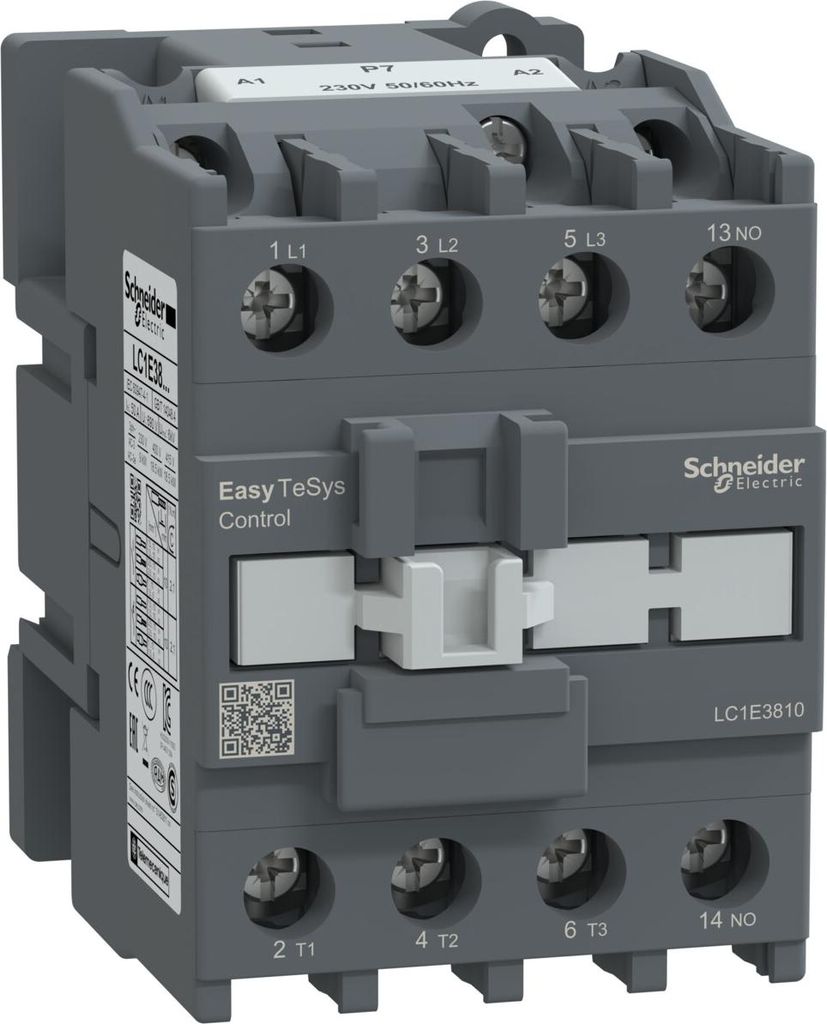 Leistungsschütz, Easy TeSys Control, AC-3, 38A, 3P (1NO), Spule 230V, 50/60Hz