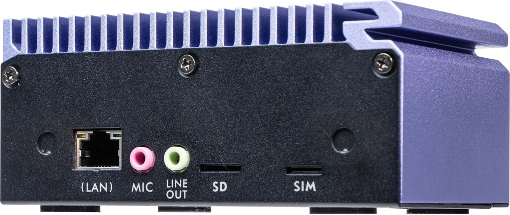 Mini PC Industriel SPCEL12 J6412 Turquoise DDR4 robuste et polyvalent - 4
