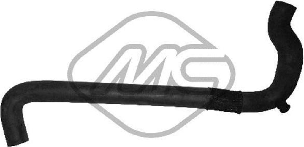Metalcaucho 9476 Kühlerschlauch OE 17127559476 kompatibel mit Mini