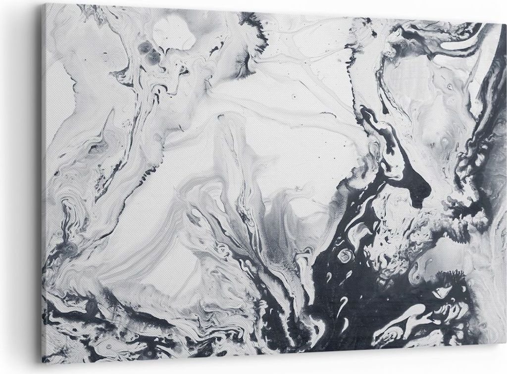 Bild auf Leinwand - Leinwandbild - Abstraktion modern - 120x80cm - Wand Bild - Wanddeko - Leinwanddruck - Bilder - Kunstdruck - Wanddekoration - Le...