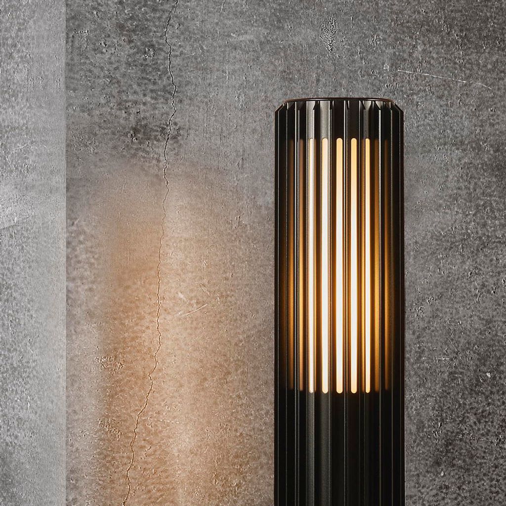 Nordlux Wegeleuchte Helix – Corten-Stahl, IP44, Ø8cm, Höhe 80cm
