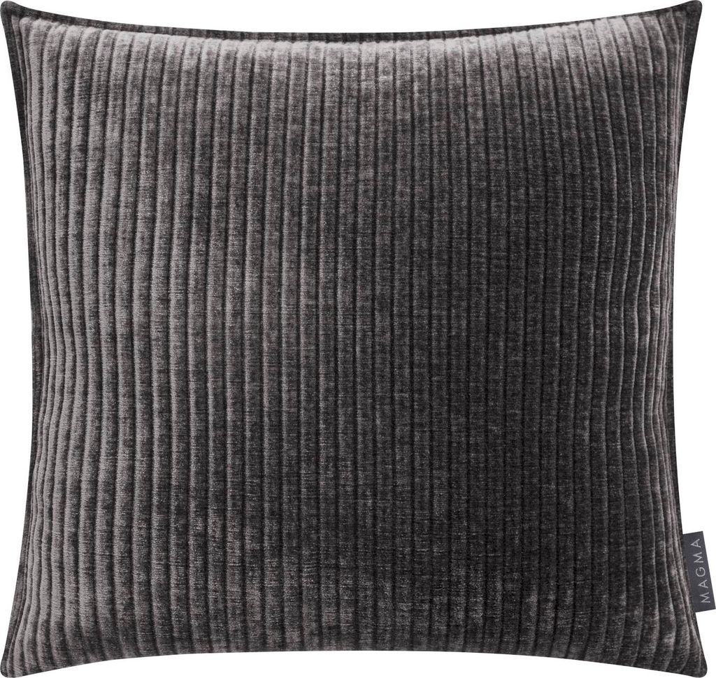 MAGMA Heimtex - Kissenhülle - VIALE - 45x45 cm - anthrazit