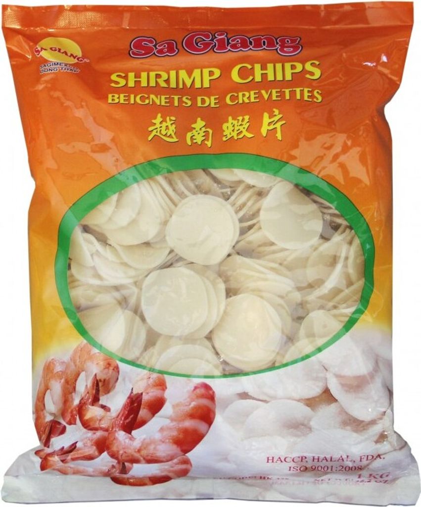 Chipsy krewetkowe do smażenia 1kg - Sa Giang Zdjęcie produktu 2
