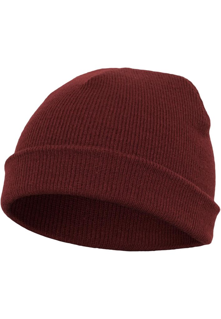 FLEXFIT 1500KC | Heavyweight Beanie handwaschbar - Farbe: Maroon - Größe: One Size