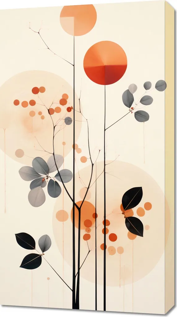 Arredamento Pareti: Quadro Melodia Autunnale 50x90 cm per Ufficio