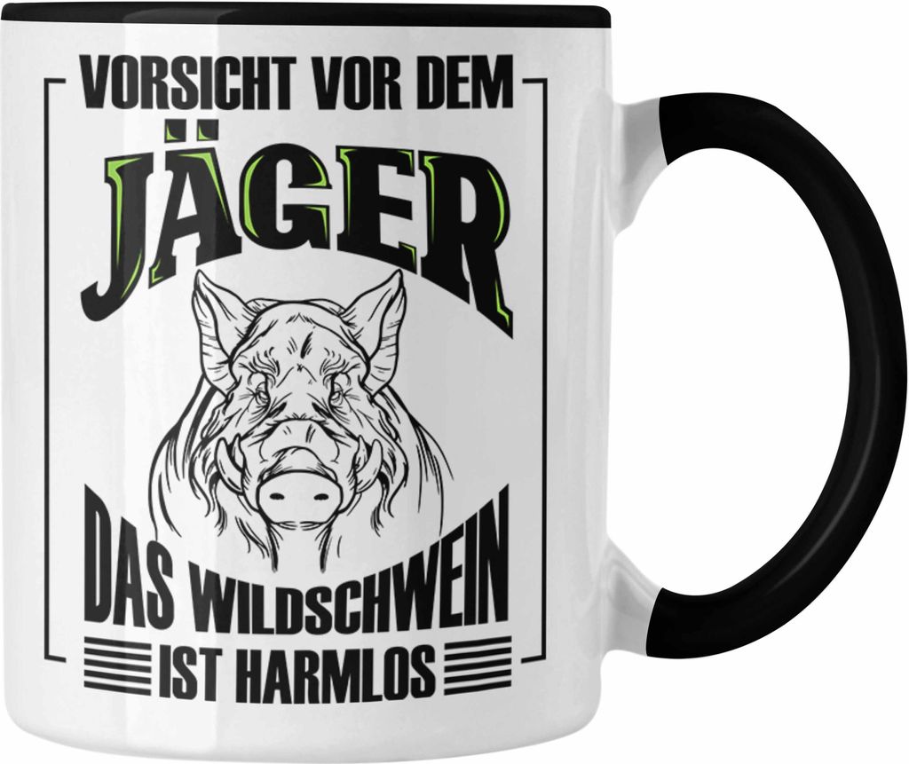 Trendation - Lustige Tasse Geschenk für Jäger Wildschwein Produktbild 