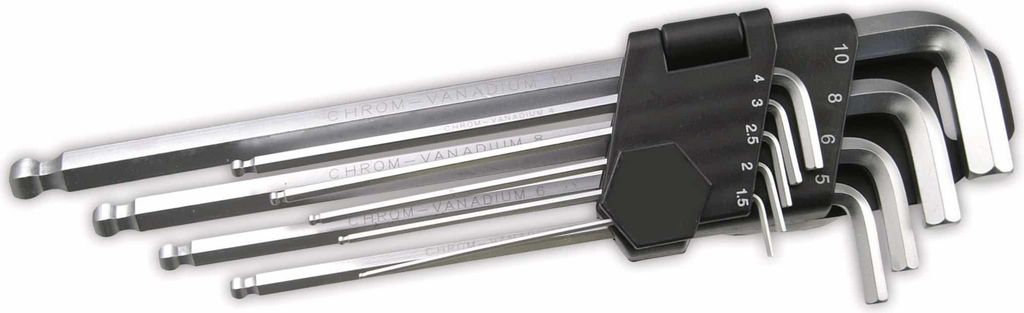MASTERPROOF Innensechskantschlüssel-Set