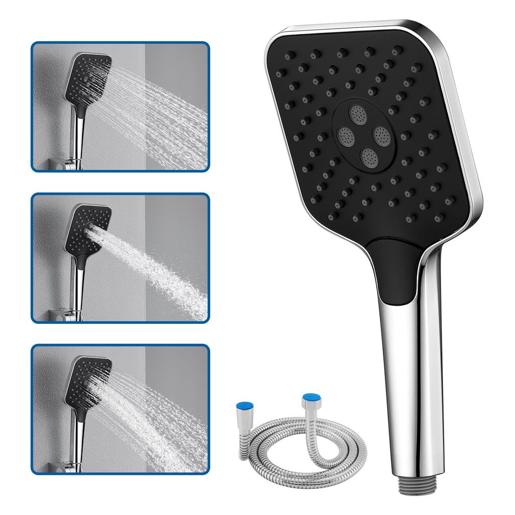 Auralum Handbrause Set mit 1,5m Schlauch, 3 Funktionen, Produktbild 