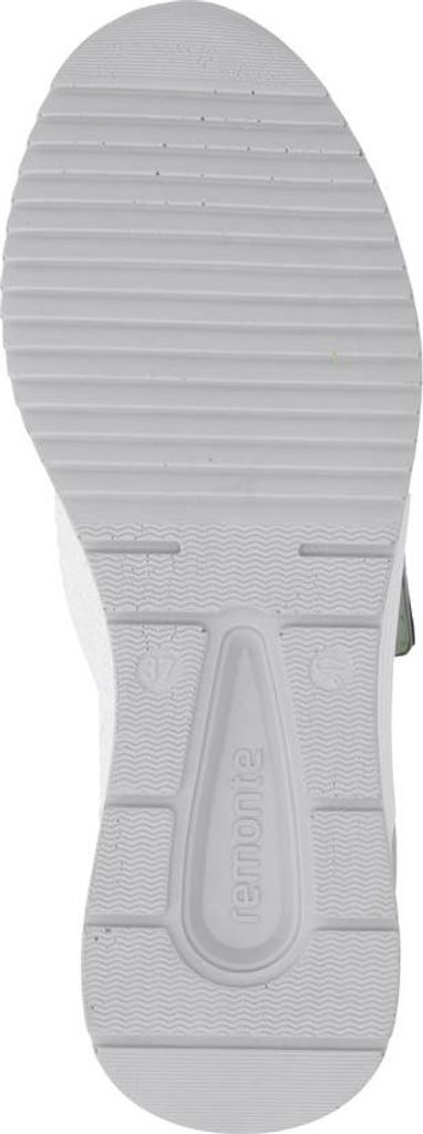 Remonte Damen Sneaker edel Mesh Zugschlaufe D0T18, Größe:38 EU, Farbe:Weiß