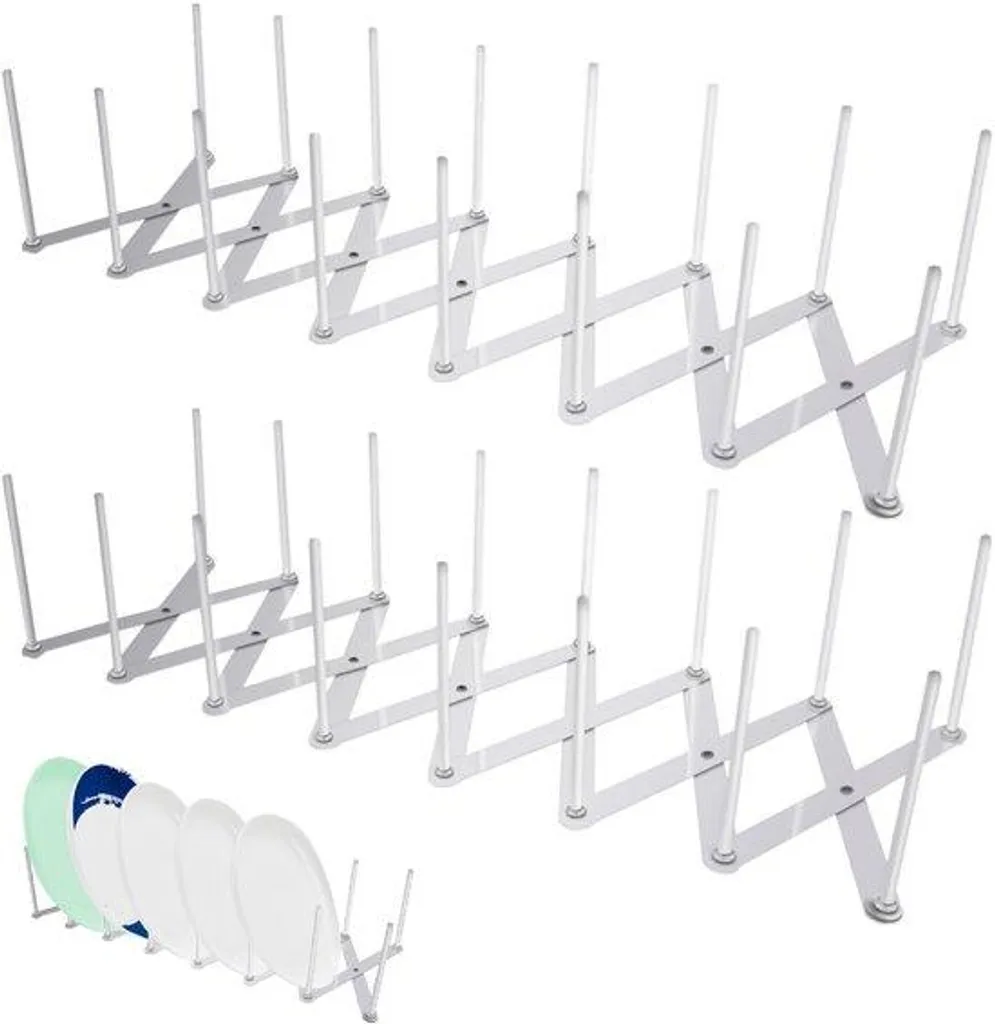 Support double couvercle 7 fentes en inox robuste et design ajustable
