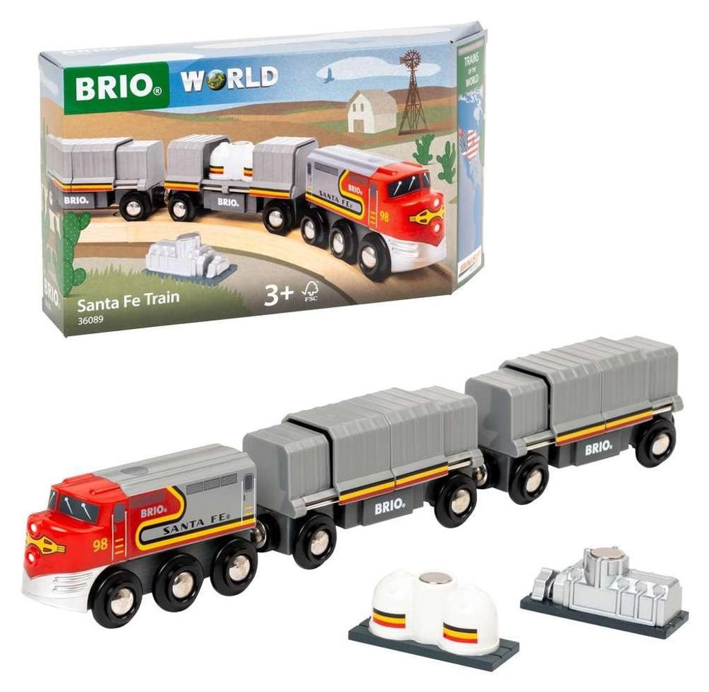 Treno BRIO World Santa Fe - Treni del mondo Immagine del prodotto 