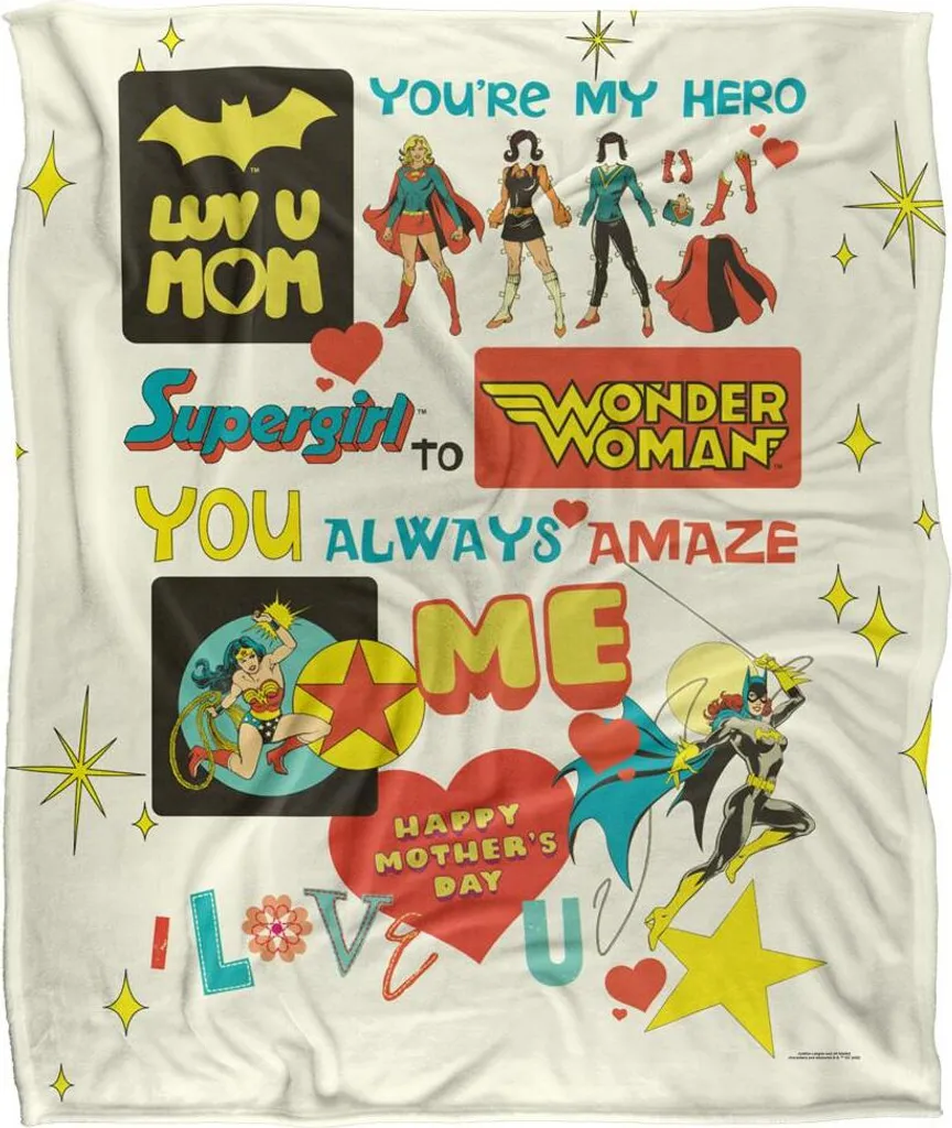 Couverture Justice League You're My Hero - Plaid Coloré Taille Unique