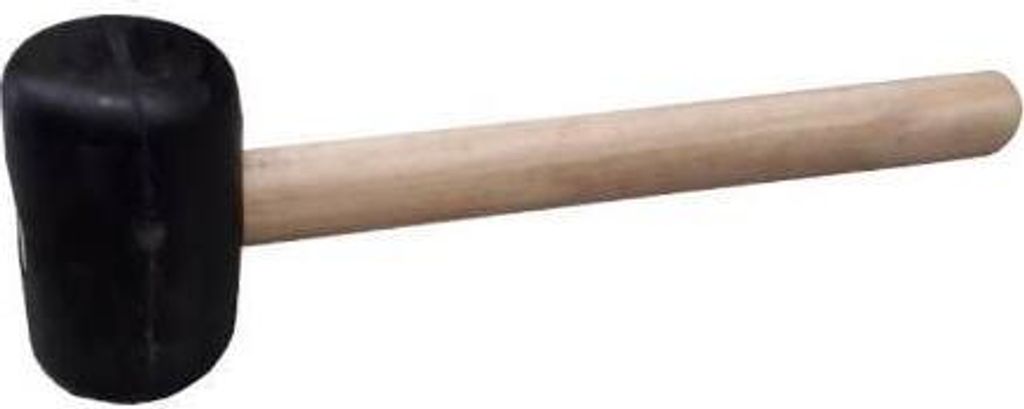 Gummistift PROFI, 0,4 kg, 55 mm, Holzgriff