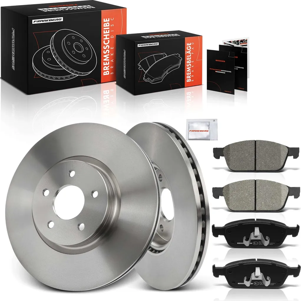 Disques de frein ventilés et plaquettes avant pour Ford Tourneo Connect