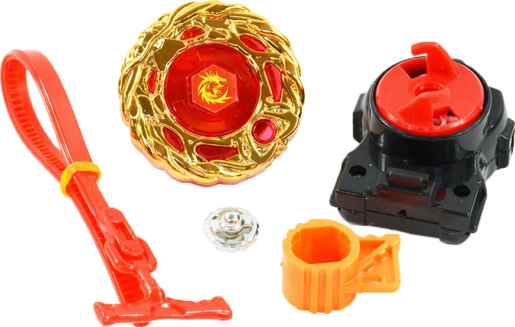 2x KAMPFKREISEL Silber + Gold mit Starter für BEYBLADE Produktbild 2