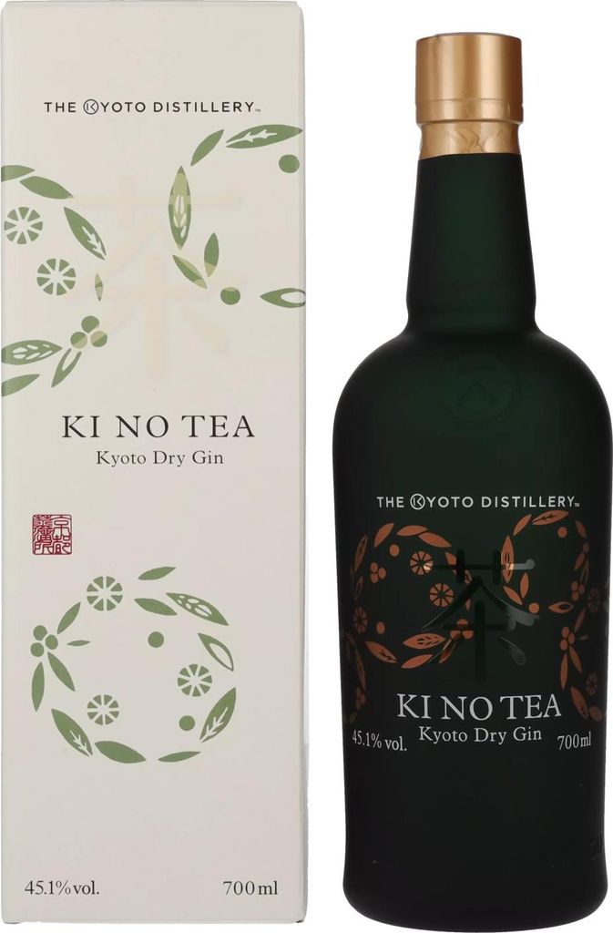 KI NO TEA Kyoto Dry Gin 45,1% Vol. 0,7l en boîte cadeau Image du produit 