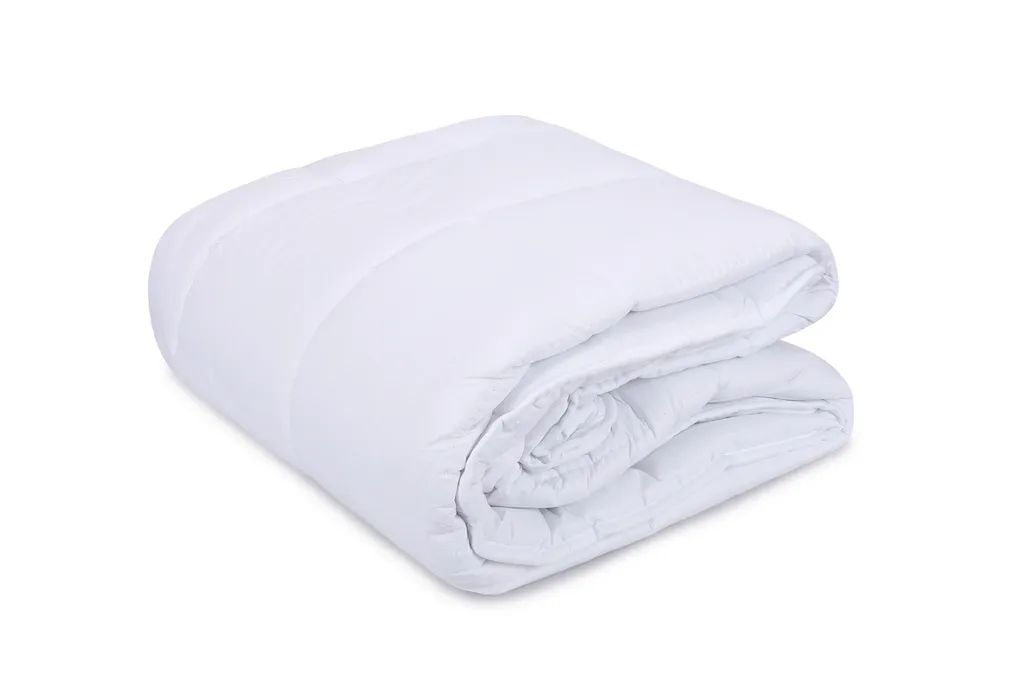 Couette tempérée en coton blanc 400g/m² pour un sommeil réparateur