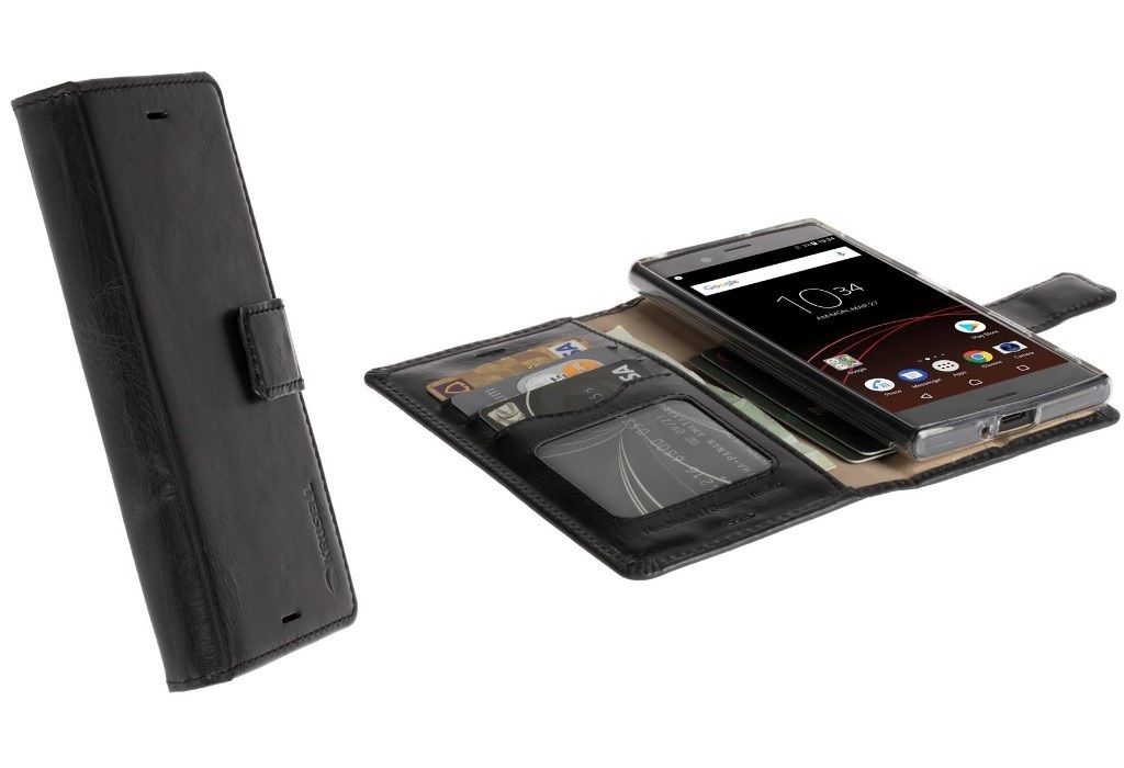 Sunne 5 Card Folio Wallet Black für Sony Xperia XZ/XZs