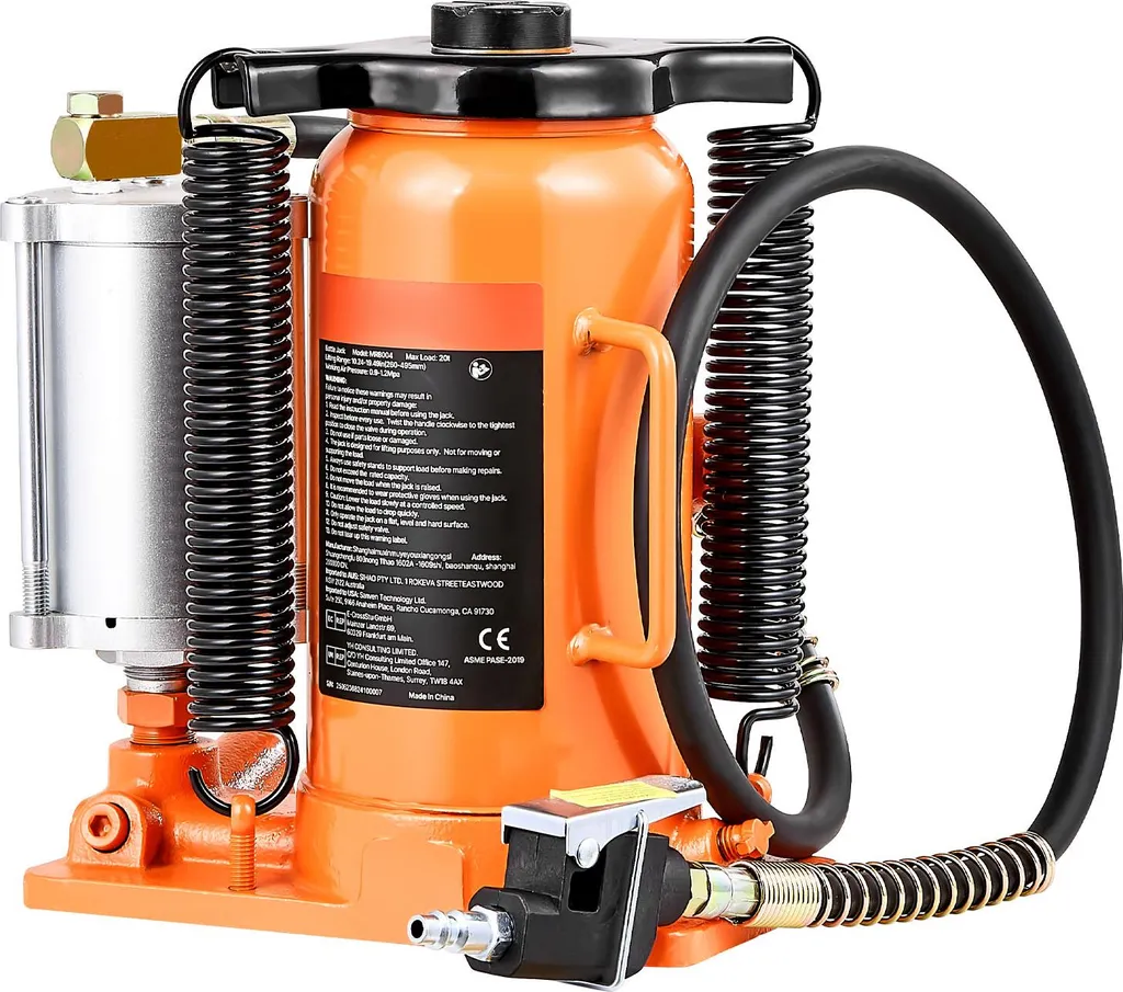 Cric Idraulico Pneumatico 20T SucceBuy | Sollevamento Camion e RV