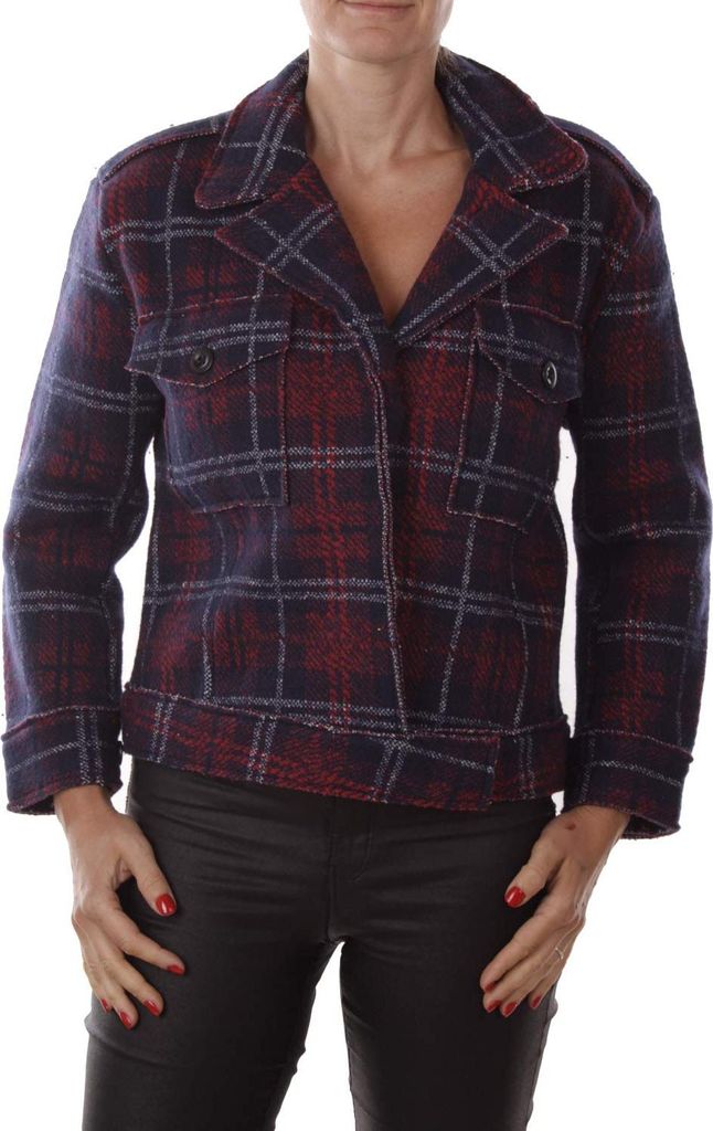 Diesel M-Hanny Giacca Damen Wolljacke Kurzjacke Kariert