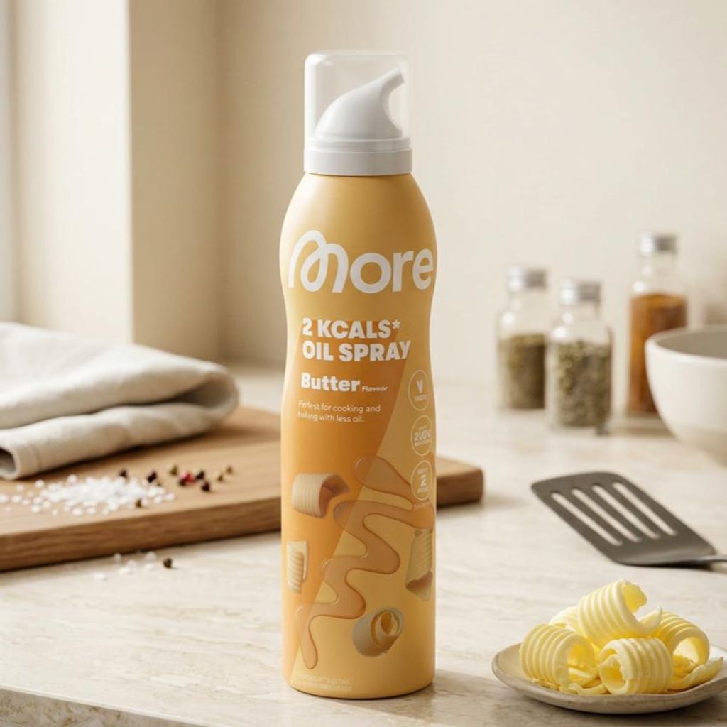 More Nutrition Butter Ölspray 200ml zum Kochen & Backen