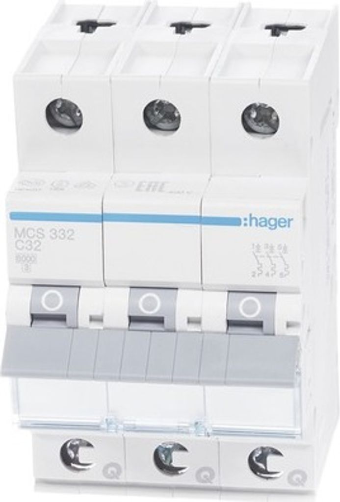 Hager MCS332, Typ C Produktbild 