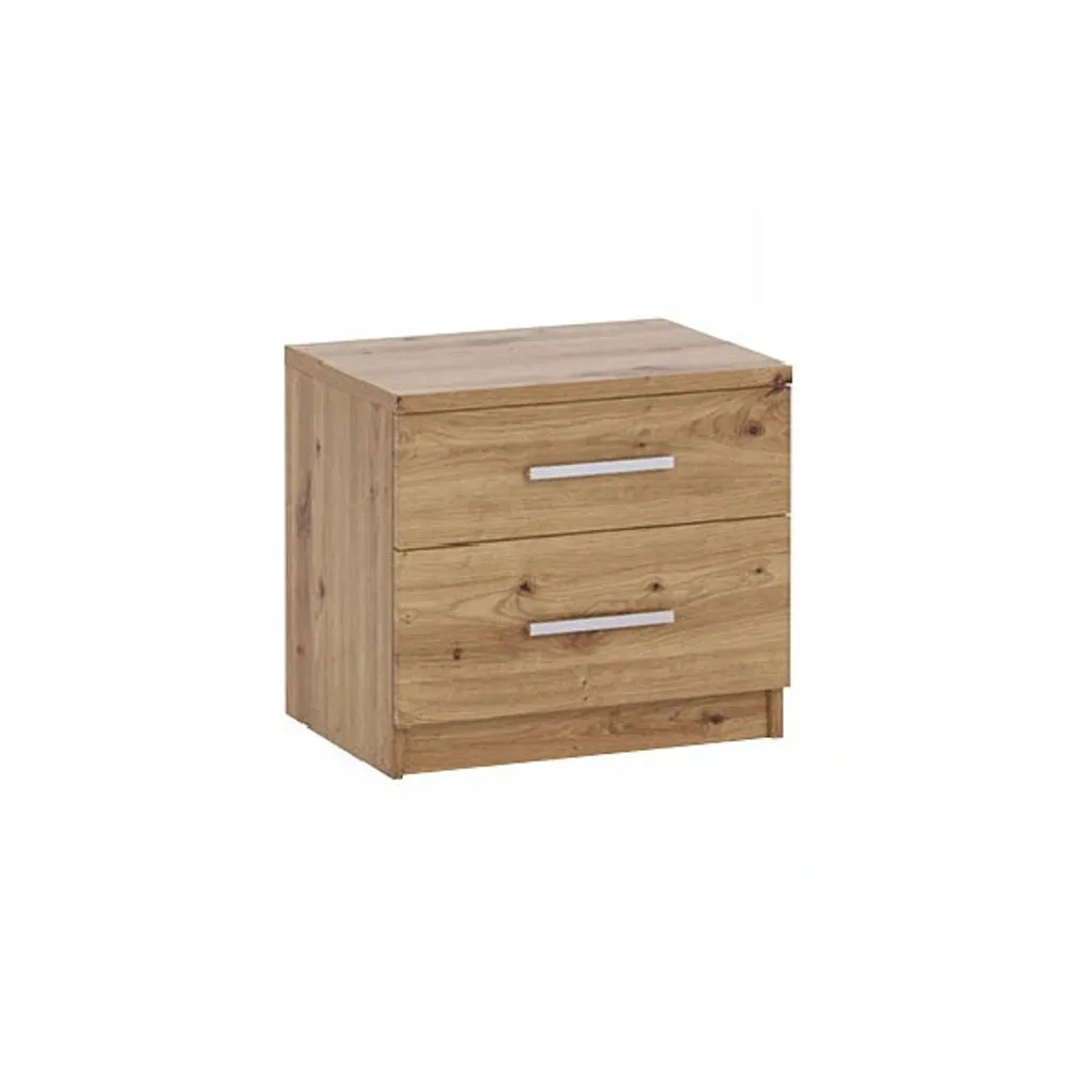 Comodino CORTLAND Rovere Artisan - Arredo Notte in Legno Design Moderno
