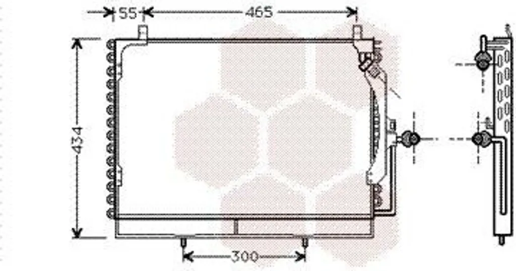 Condenseur de climatisation pour restaurer le confort de la W124