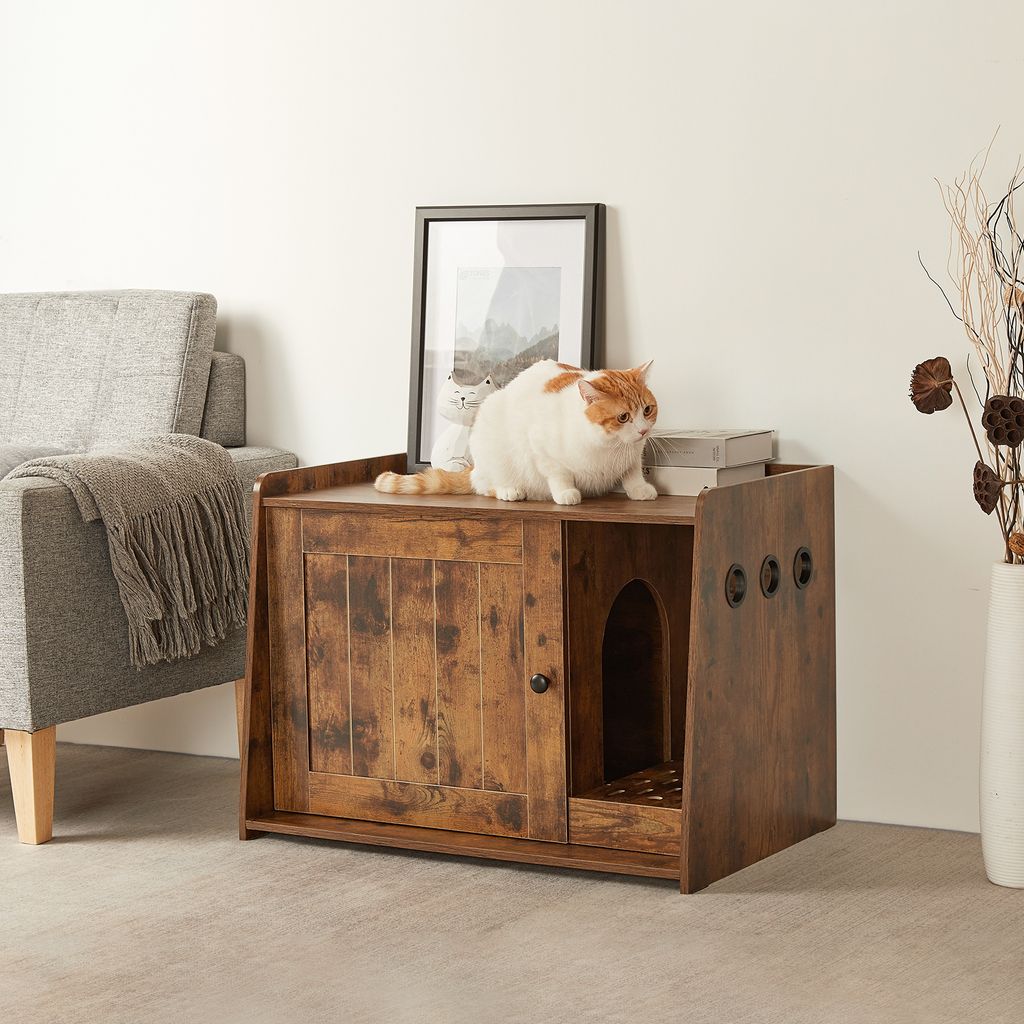 Mondeer Katzenschrank Katzentoilette mit abnehmbare Produktbild 2