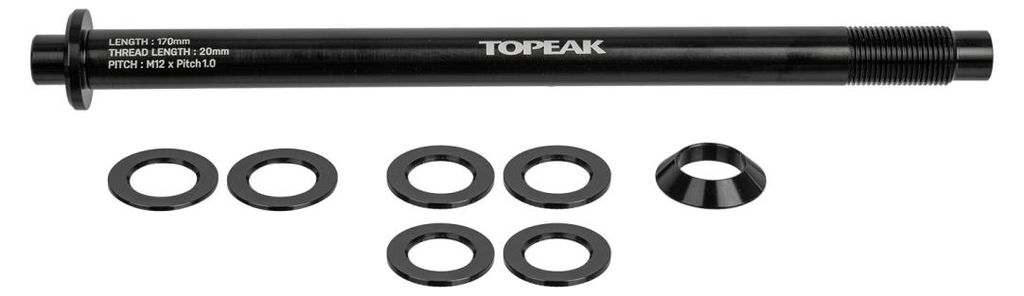 Topeak Thru-axle Pitch 1.0mm Thread Dt Syntace Gepäckträger Produktbild 